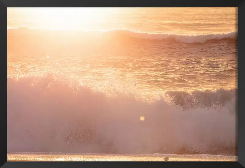 Soleil d'été au matin - affiche plage