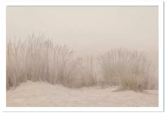 Dune blanche - abstrait tableau design