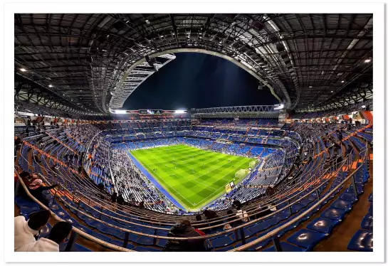 Stade du Réal Madrid - cadre football