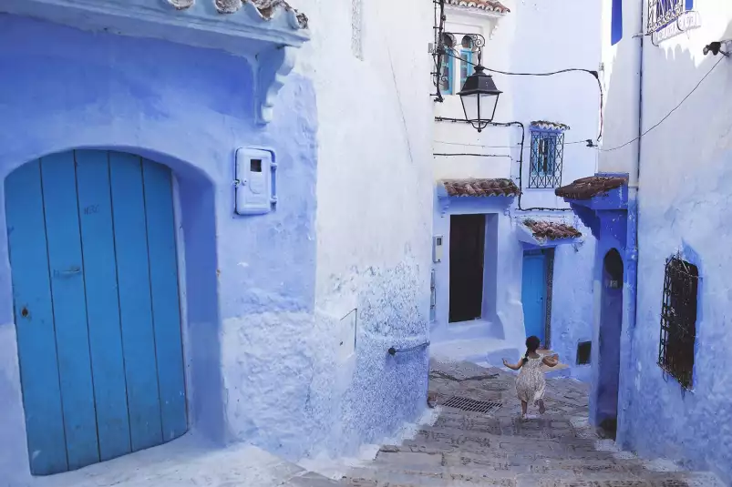 Chefchaouen - affiche monde