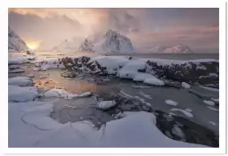 Hiver arctique - affiche paysage