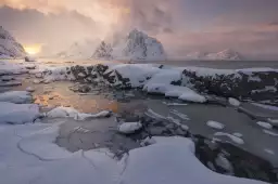 Hiver arctique - affiche paysage