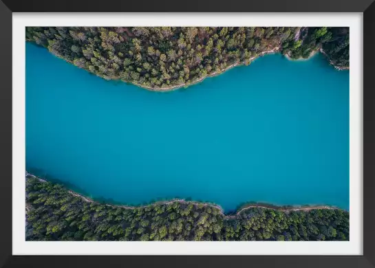 Bleu profond - poster nature