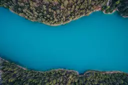 Bleu profond - poster nature