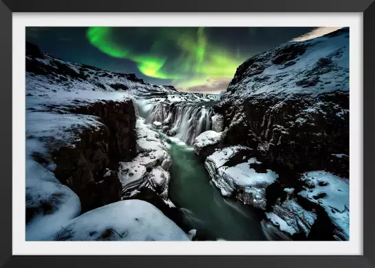 Gullfoss - paysage hiver