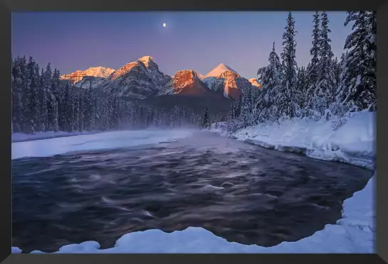 Les Rocheuses canadiennes - paysage hiver