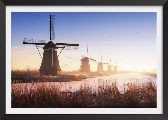 Kinderdijk - paysages d'été