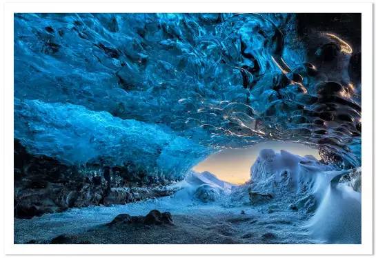 Grotte de cristal - paysage hiver