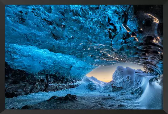 Grotte de cristal - paysage hiver