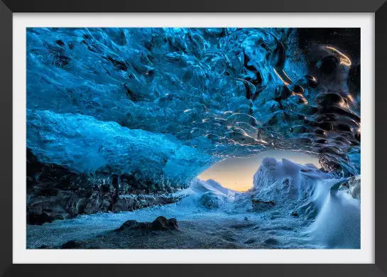 Grotte de cristal - paysage hiver