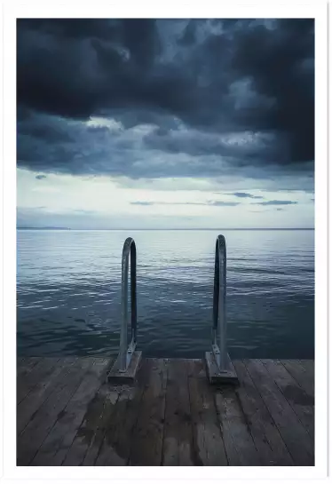 Moody jetty - affiche bord de mer