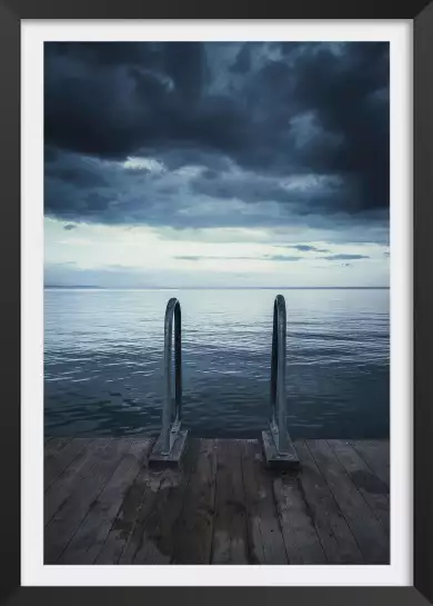 Moody jetty - affiche bord de mer