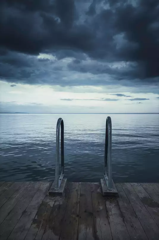 Moody jetty - affiche bord de mer