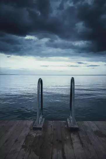 Moody jetty - affiche bord de mer