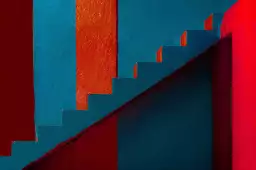Escalier à Trinidad - affiche moderne