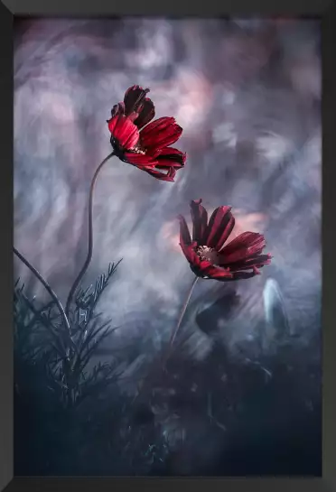 Toujours là pour toi - tableau avec coquelicot