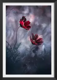 Toujours là pour toi - tableau avec coquelicot