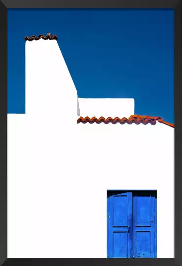 Bleu vacances - poster architecture