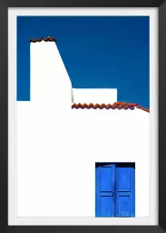 Bleu vacances - poster architecture