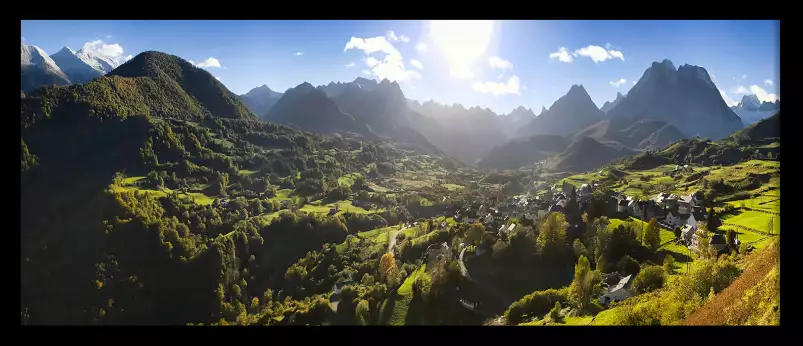 Le pic d'Ansabère - poster montagne