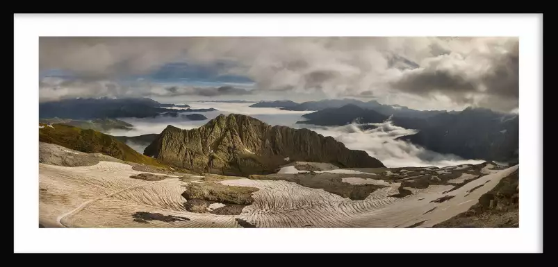 Gavarnie et la Brêche de Roland - affiche montagne