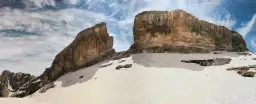Phot panoramique Brèche de Roland - tableaux montagne
