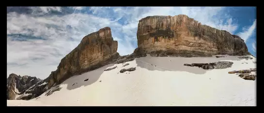 Phot panoramique Brèche de Roland - tableaux montagne