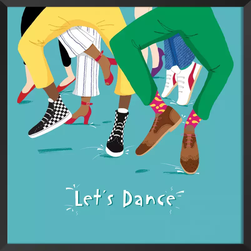 Let s dance - affiche enfant