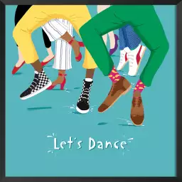 Let s dance - affiche enfant