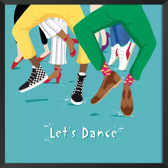 Let s dance - affiche enfant