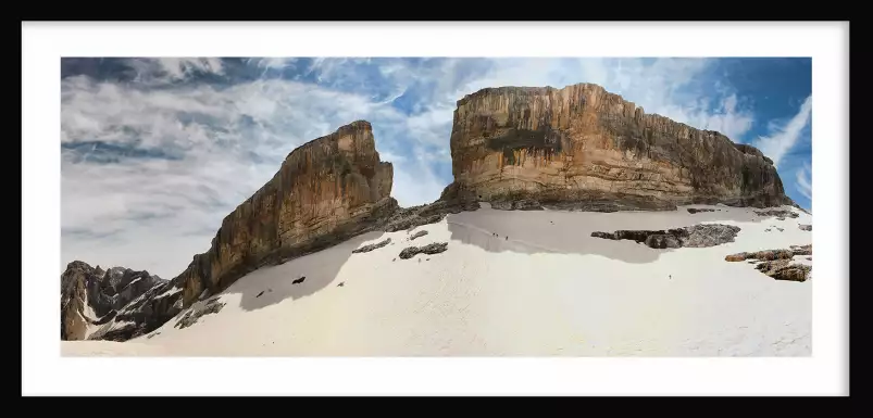 Phot panoramique Brèche de Roland - tableaux montagne