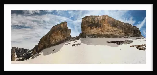 Phot panoramique Brèche de Roland - tableaux montagne