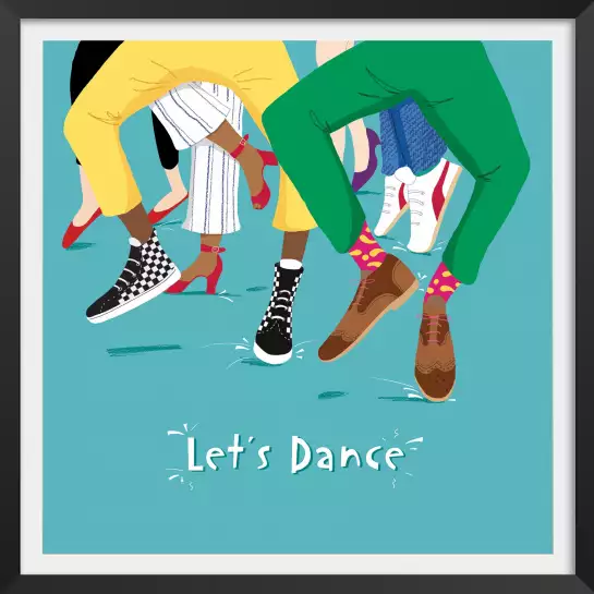 Let s dance - affiche enfant