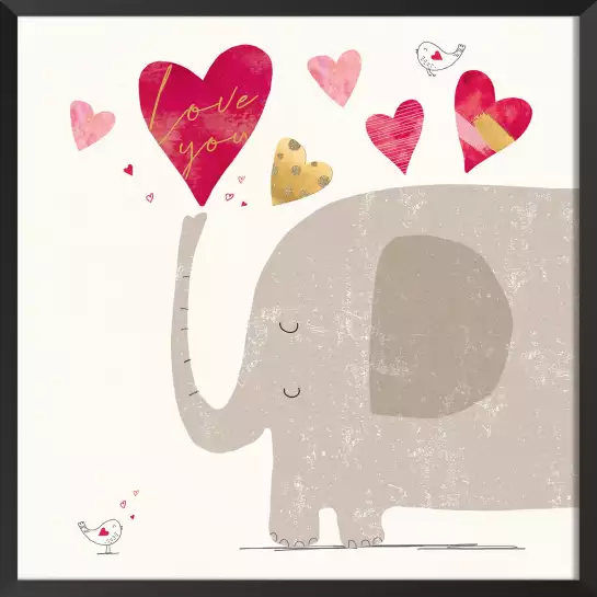 Coeur d'éléphant - affiche enfant
