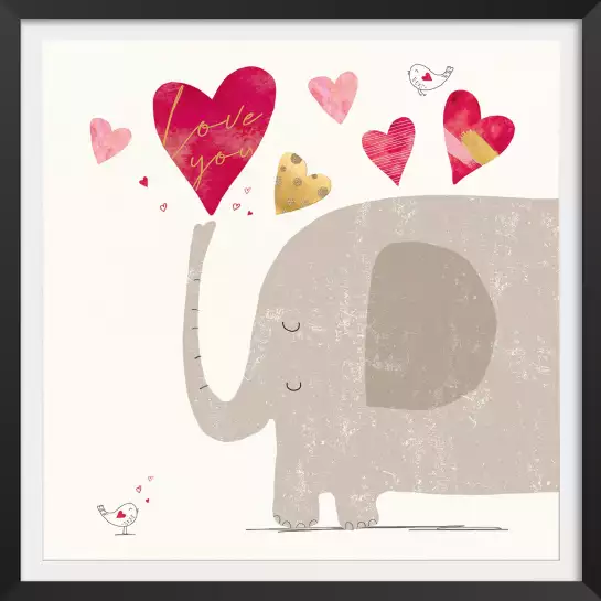 Coeur d'éléphant - affiche enfant