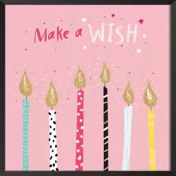 Make a wish - affiche enfant