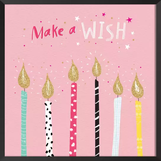 Make a wish - affiche enfant