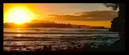 Photo sunset sur St Jean de Luz - paysages été