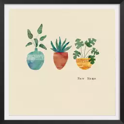 Succulentes baby - affiche enfant