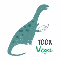 100% vegan - affiche enfant