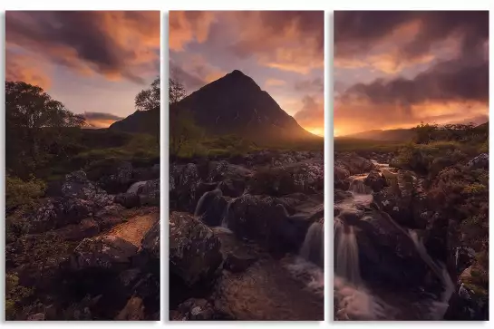 Etive Mor - affiche nature