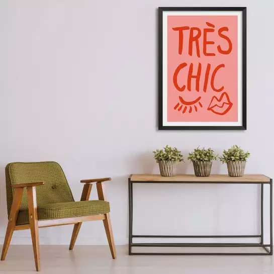 chic pink - Affiches art