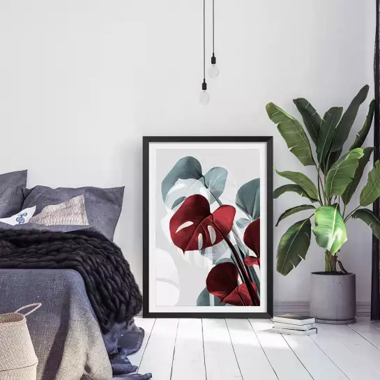 Monstera Creative - feuille graphique