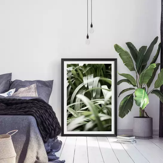 Herbe folle - affiche feuille