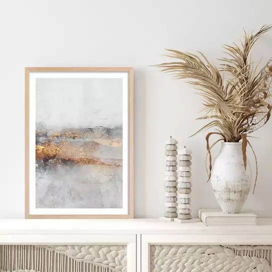 Brouillard - tableau abstrait moderne