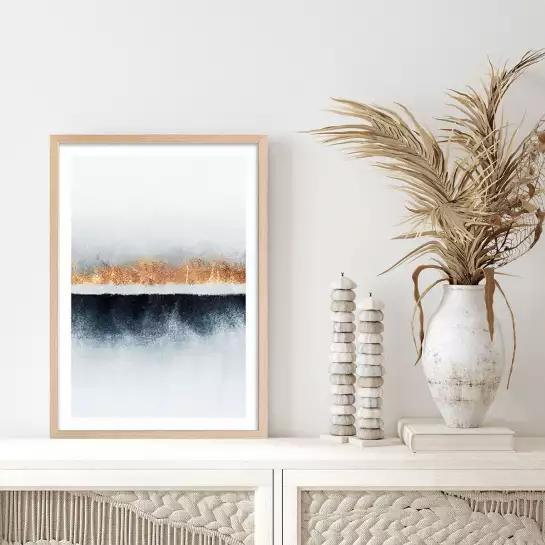 Horizon - tableau abstrait moderne
