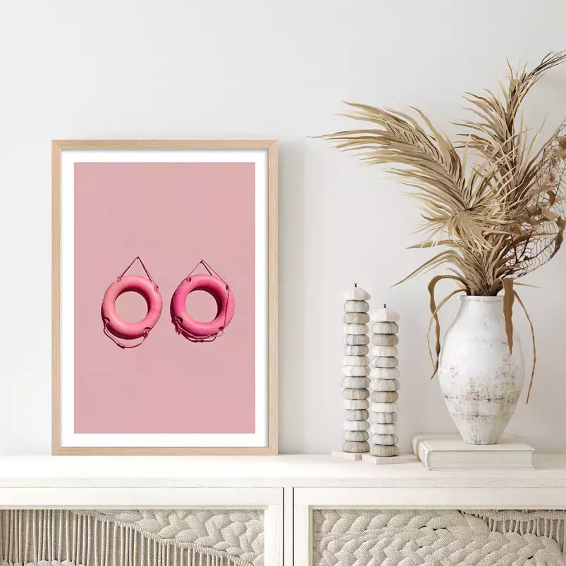 Pink jump - Affiches art