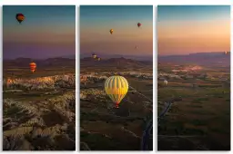 Lever de soleil sur la Cappadoce - affiche paysage