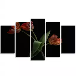 Tulipes en vase - affiche de fleurs