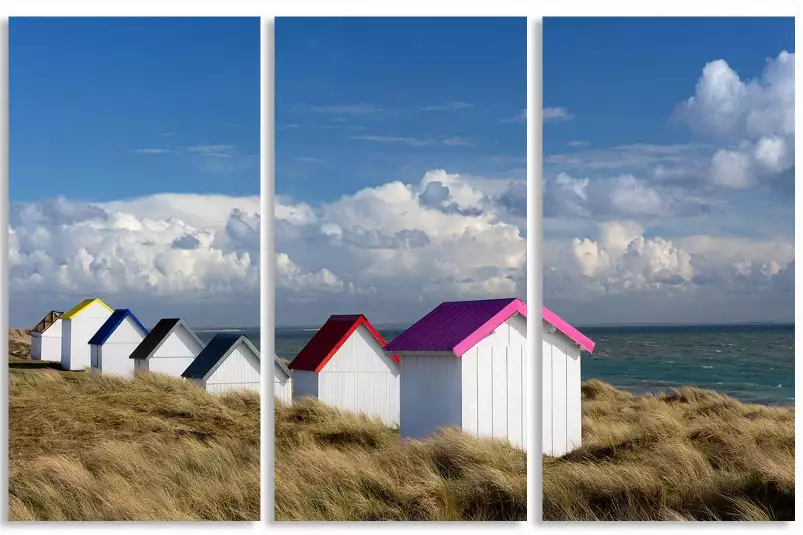 Gouville sur mer - affiche bord de mer